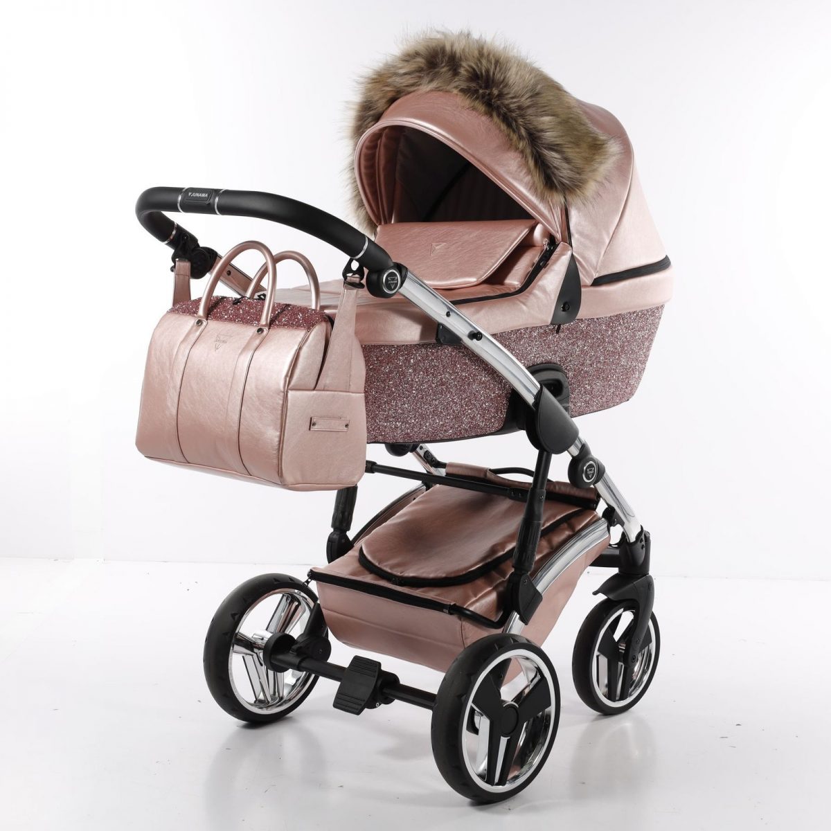 glitter pushchair