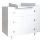 Chest of drawers-Changing table Big White