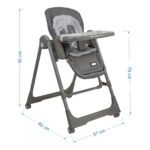 High chair-Swing Nuovo 2in1 Grey