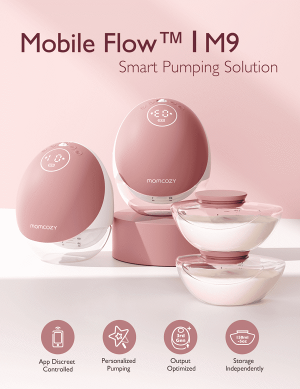 M9 Momcozy Mobile Flow™ Hands-Free Breast Pump - Image 2