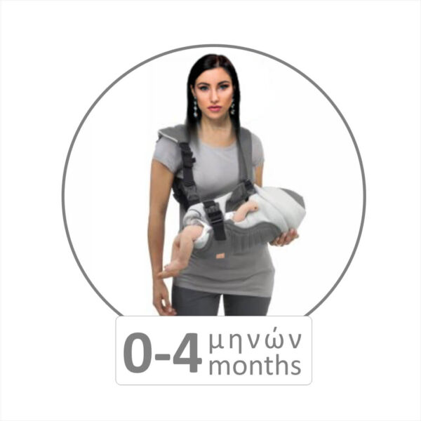 Baby Carrier Up & Go Grey - Image 15