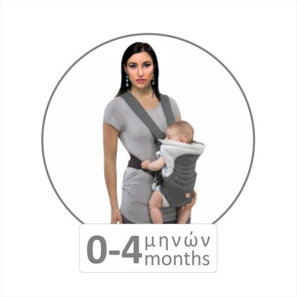 Baby Carrier Up & Go Grey - Image 3
