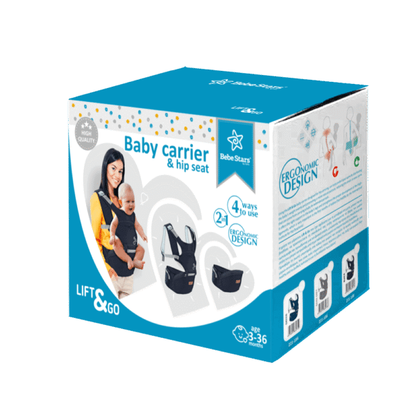 Baby Carrier Lift & Go Black - Image 4