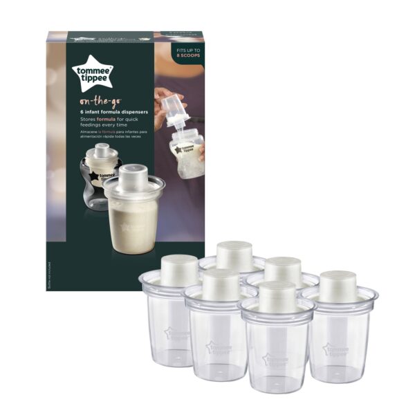 Tommee Tippee Milk Powder Dispensers, 6 Pack - Image 2