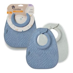 CTN MILK FEEDIN BIB X 2 BLUE