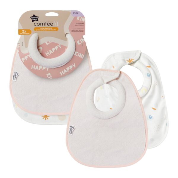 CTN MILK FEEDIN BIB X 2 BLUE - Image 3