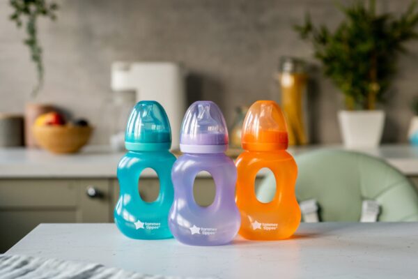 BASICS WIDE NECK EASIGRIP BOTTLE ORANGE - Image 5