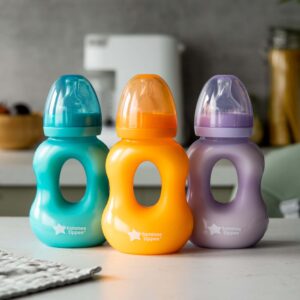 BASICS WIDE NECK EASIGRIP BOTTLE ORANGE