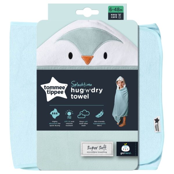 PENNY THE PENGUIN HUG N DRY TOWEL - Image 3