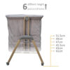 Baby Cot Crystal Graphite - Image 2