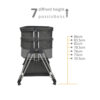 Baby Cot Pearl Graphite - Image 8