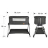 Baby Cot Pearl Graphite - Image 3