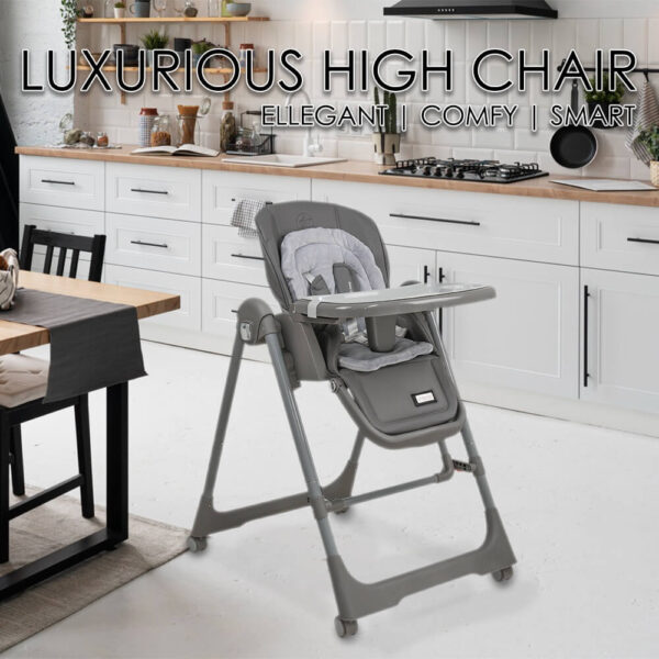 High chair-Swing Nuovo 2in1 Grey - Image 3
