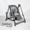 High chair-Swing Nuovo 2in1 Grey - Image 5