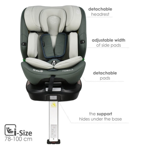 Car Seat Nobile i-Size 360° Olive - Image 2