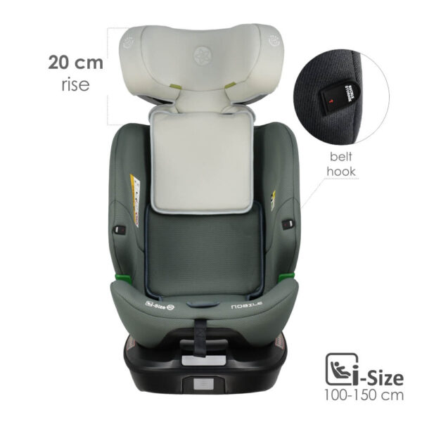 Car Seat Nobile i-Size 360° Olive - Image 3