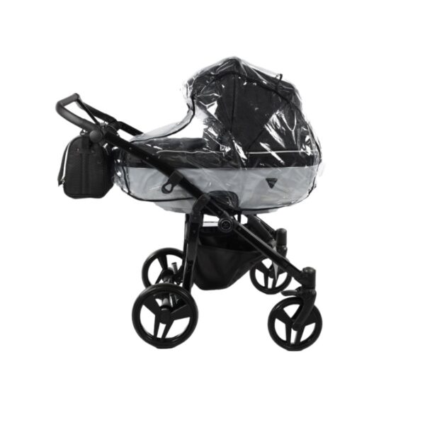 JUNAMA MIRROR SATIN DUO BLACK WHITE 01 - Image 2