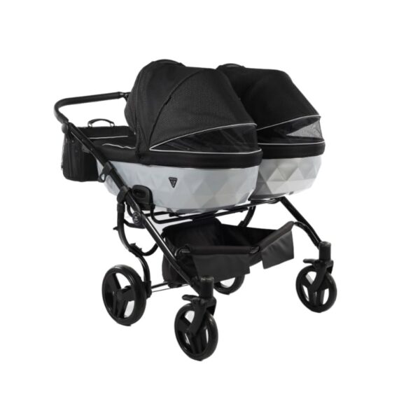 JUNAMA MIRROR SATIN DUO BLACK WHITE 01 - Image 3