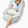 U Shaped Cooling Fabric Pregnancy Pillow - Image 4