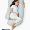 U Shaped Cooling Fabric Pregnancy Pillow