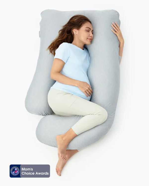 U Shaped Cooling Fabric Pregnancy Pillow