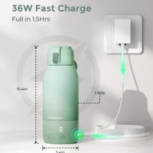 Superfast Portable Breast Milk & Water Warmer for Travel